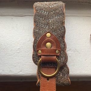Anthropologie Jeweled Belt
